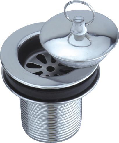 Italica 613 Small Bar Sink Drain Stainless Steel With Tight Cap