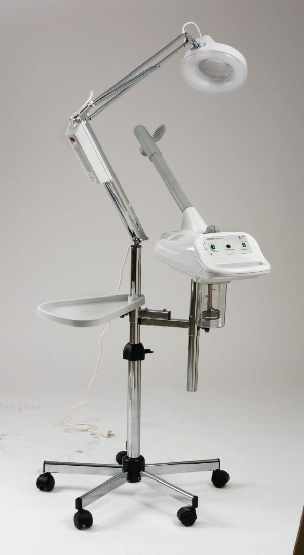 2557 Italian Facial Steamer Mag Lamp Shelf Stand Combo