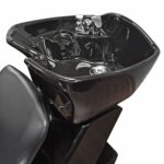Black Porcelain Shampoo Bowl