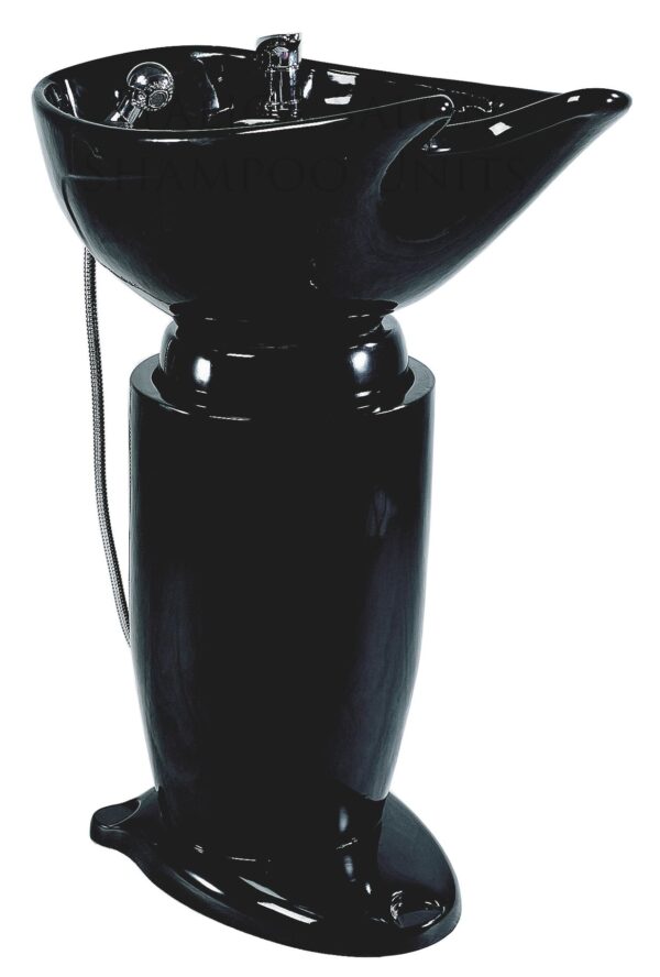 4339 Pedestal Shampoo Bowl Unit Thin Profile (Great For Wheelchairs)