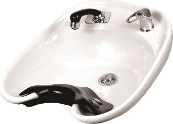 Pibbs 5274 or 5277 Shallow Porcelain Shampoo Bowl Only