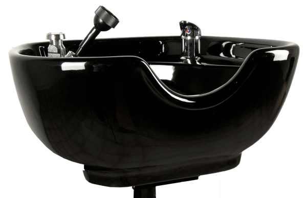 8100 Wall Hung Porcelain Sidewash Shampoo Bowl Complete