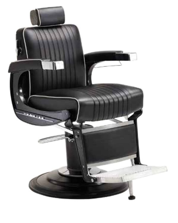 Takara Belmont Elite Black Elegance Barber Chair BB-225BLK