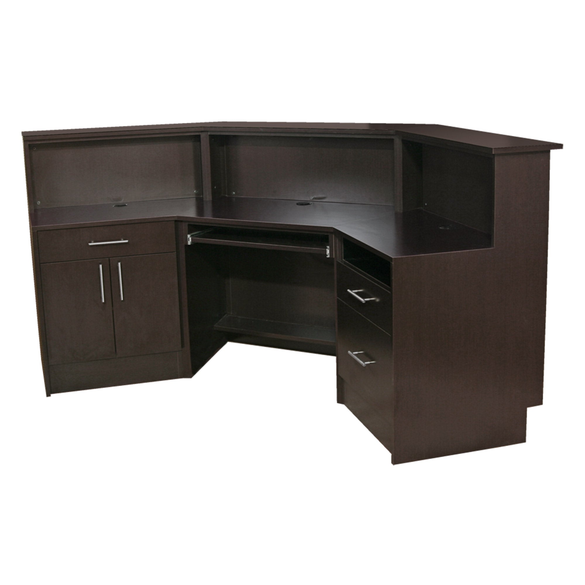 103061-72 Inch Lighted 3 Panel Salon Reception Desk - Image 2