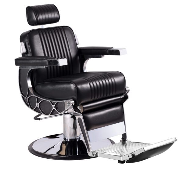 Italica 8553 Barber Chair Steel Arm Heavy Duty Base