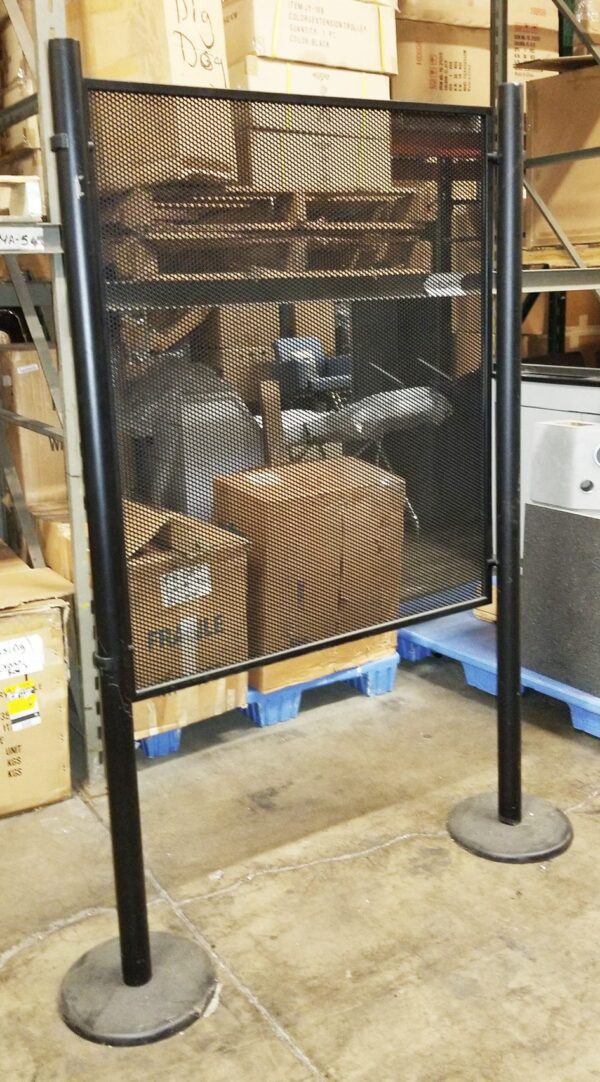 Black Metal Divider or Announcement Board Magnetic