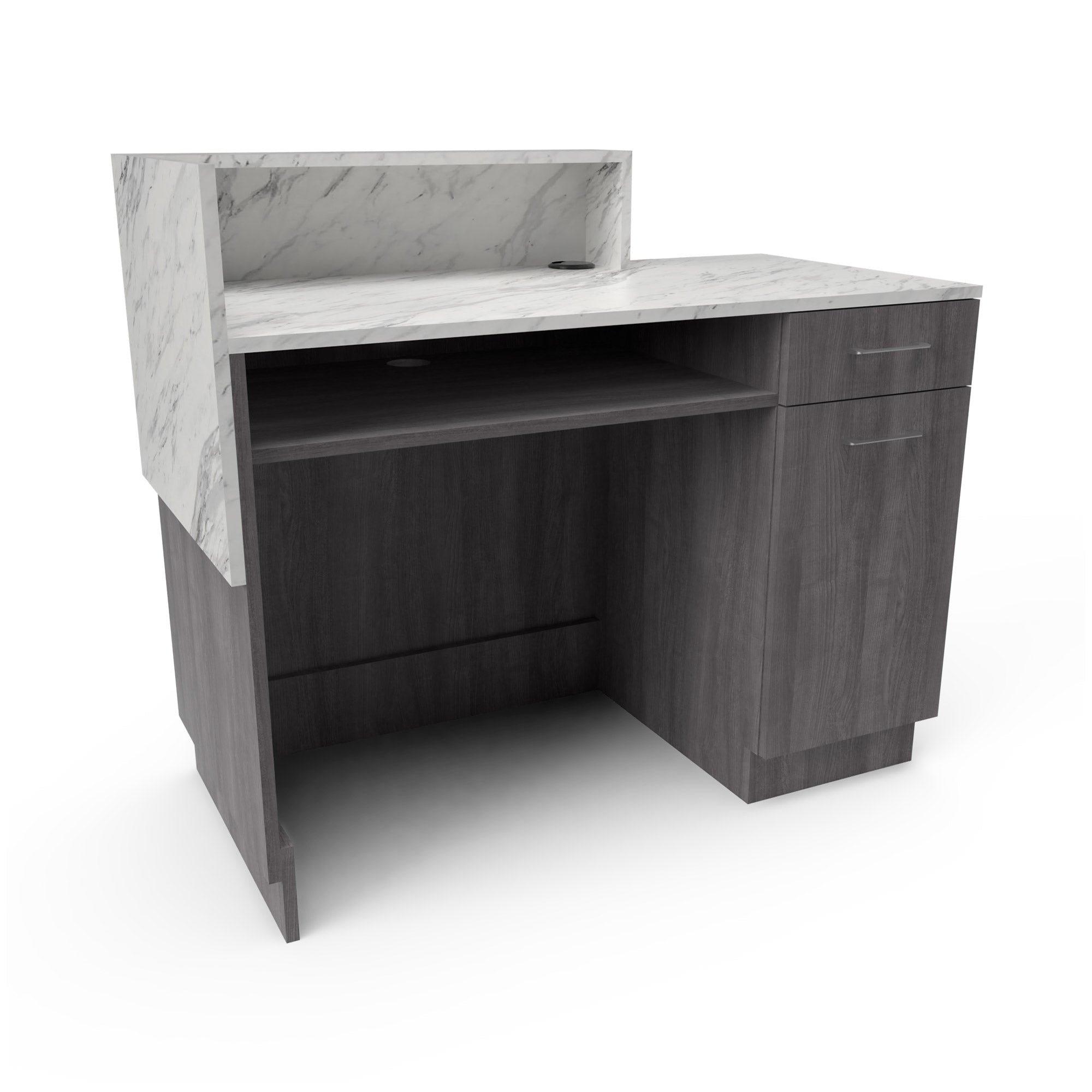 2034-48 Inch Ultra Modern Reception Desk - Image 2