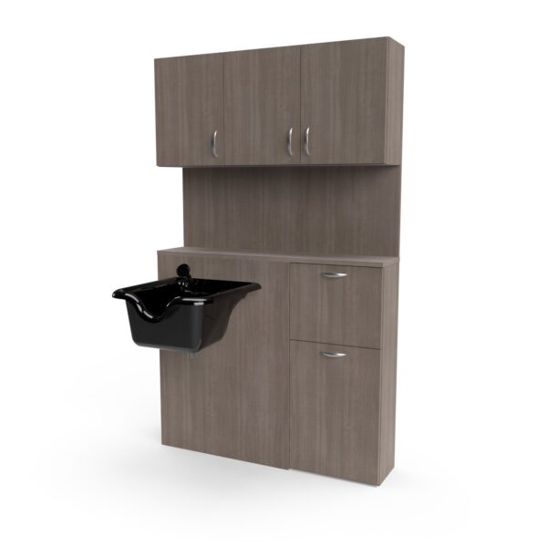 2201-45 Inch Traditional Shampoo Cabinet Bulkhead