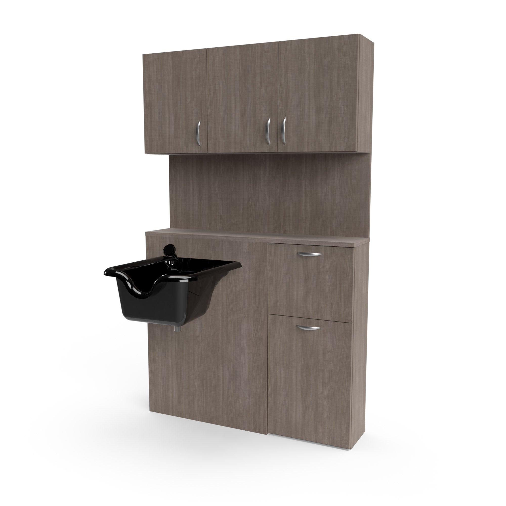 2201-45 Inch Traditional Shampoo Cabinet Bulkhead