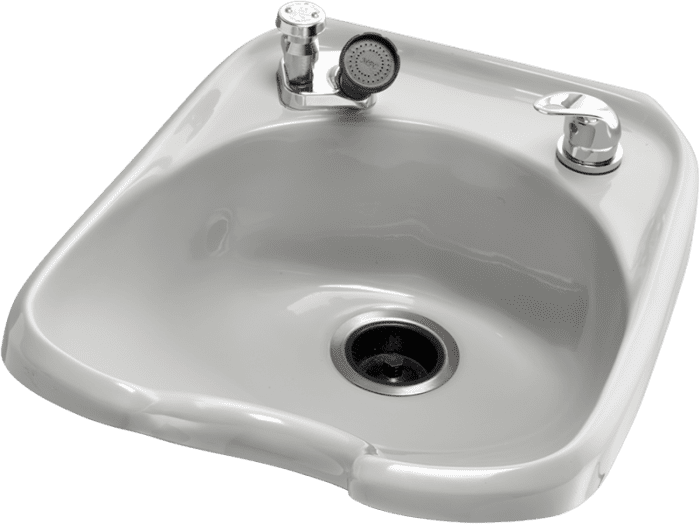 3000W Cultured Marble Backwash Shampoo Bowl USA Made - Image 3