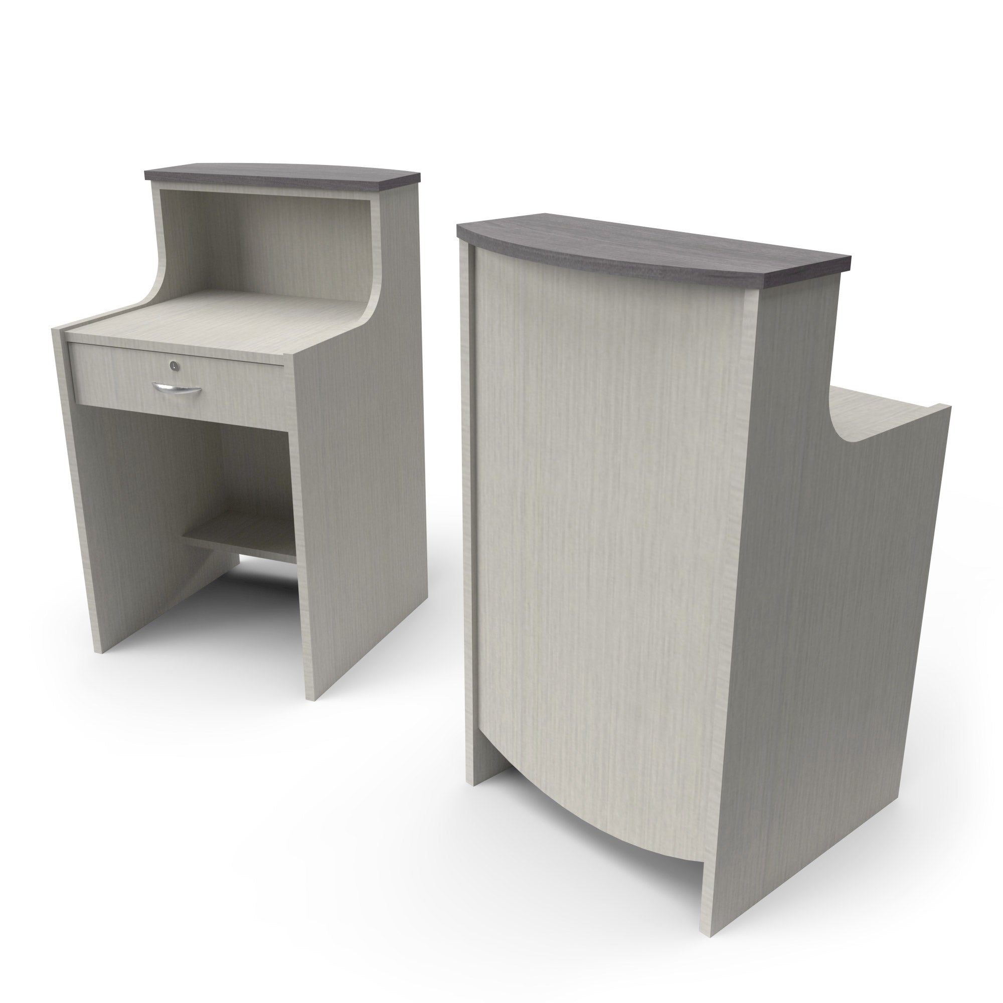 3348-24 Inch Wide Maitre D or Concierge Desk