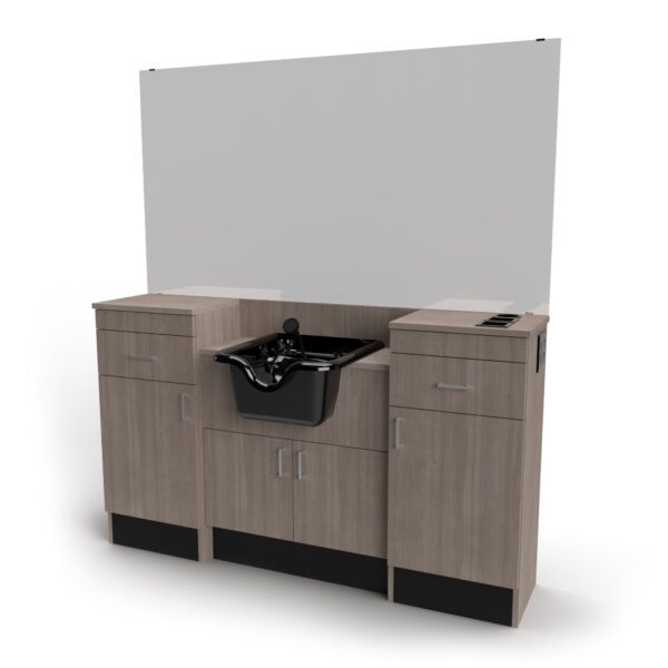 5501-66 Inch Wide Hair Washing Plus Hair Station