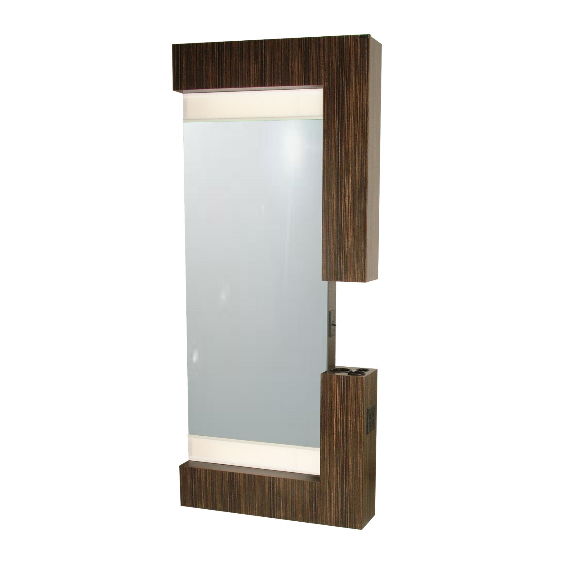 605-36 Wall Hair Styling Station Lighted Mirror