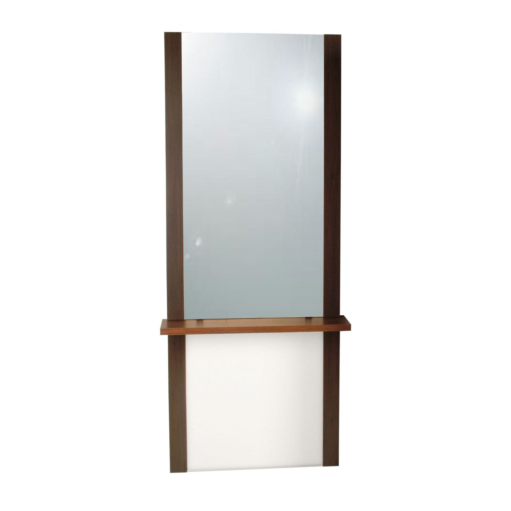 623-32 Alta Wall Mount Hair Salon Mirror With Shelf - Image 2