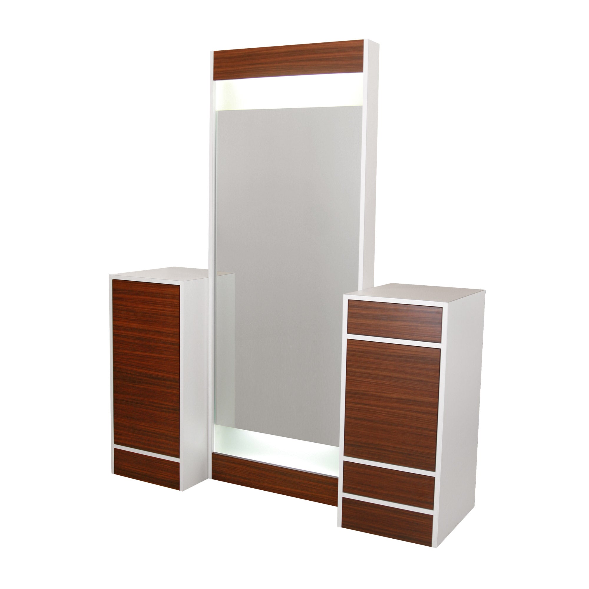 6623-68 Deeper Lighted Back-to-Back Styling Station