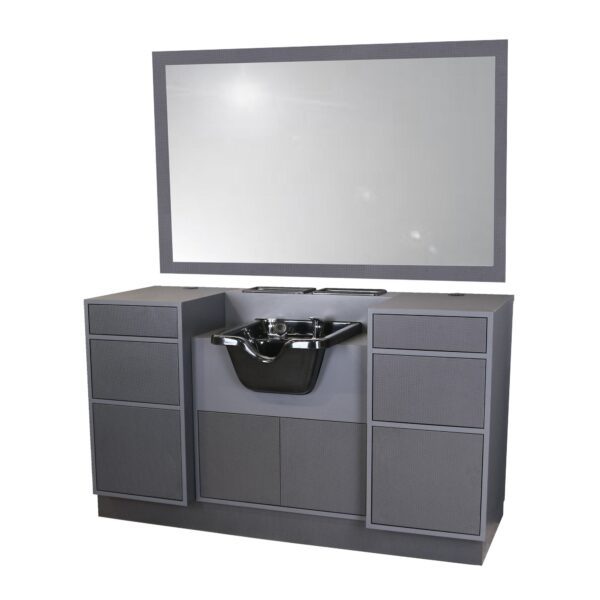 6626-66 Inch Wide No Handle Barber Station