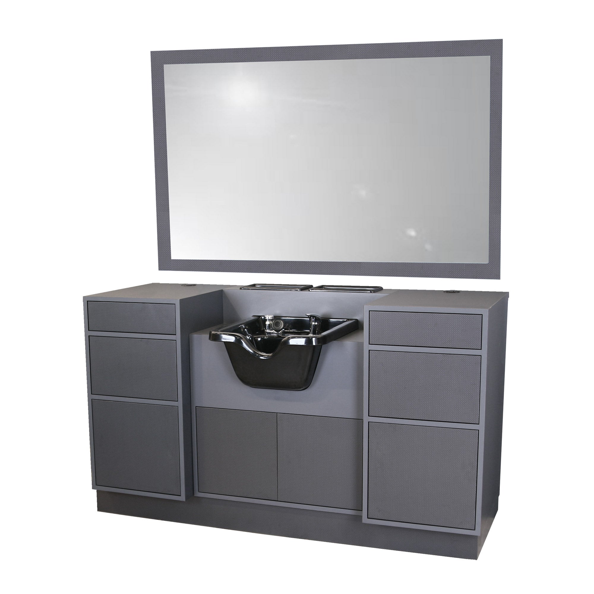 6626-66 Inch Wide No Handle Barber Station