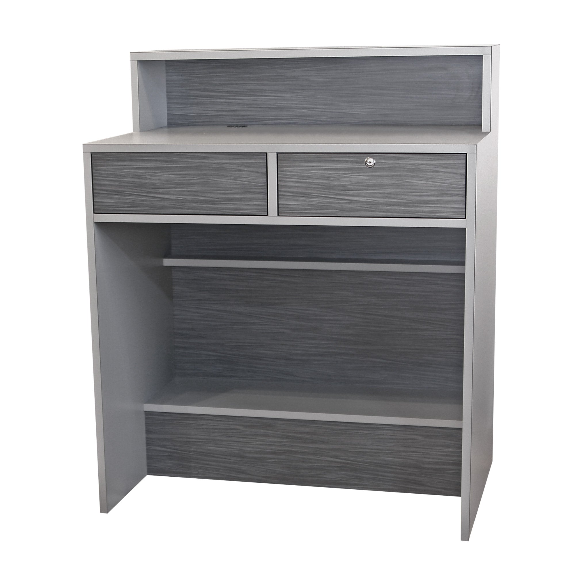 6627-36 Inch Wide Small Salon Reception Desk - Image 2