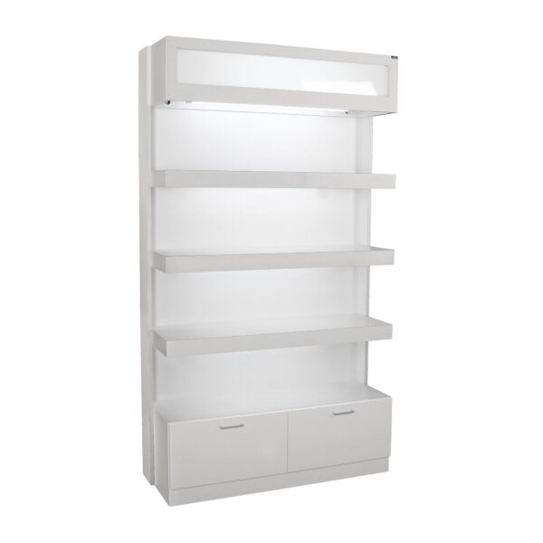 6677-48 Inch LED Logo Top Retail Display