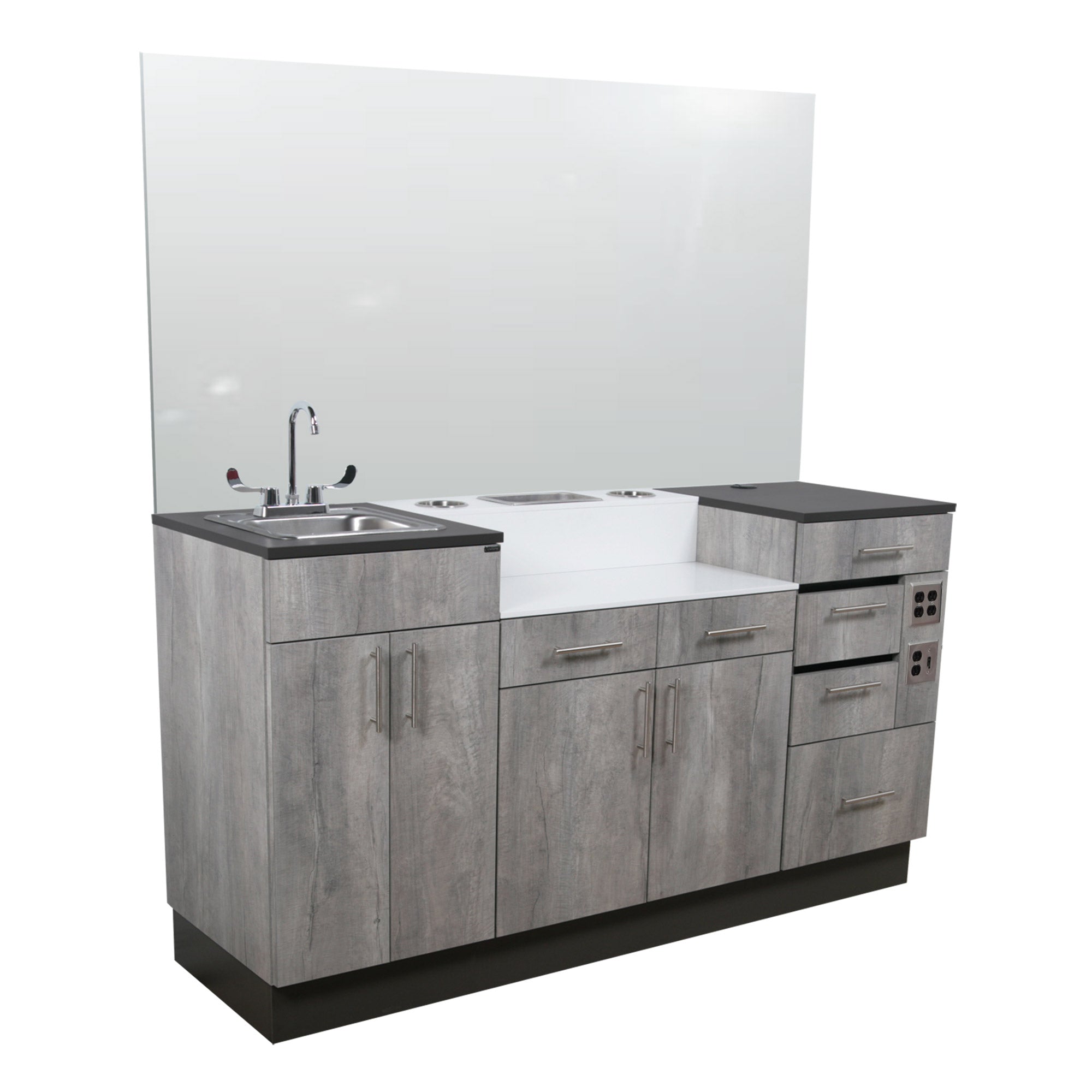 68C Barber Station With Lots of Storage