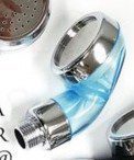 BT33 Blue See Through Spray Head W/ Water Cleaning +$18.00