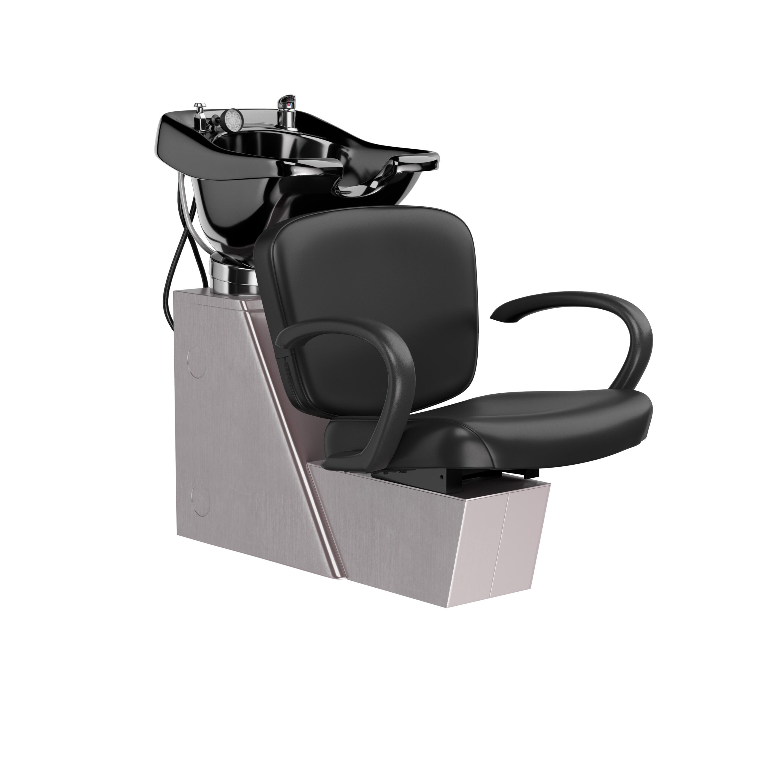 E1V Brushed Stainless Steel Base Backwash