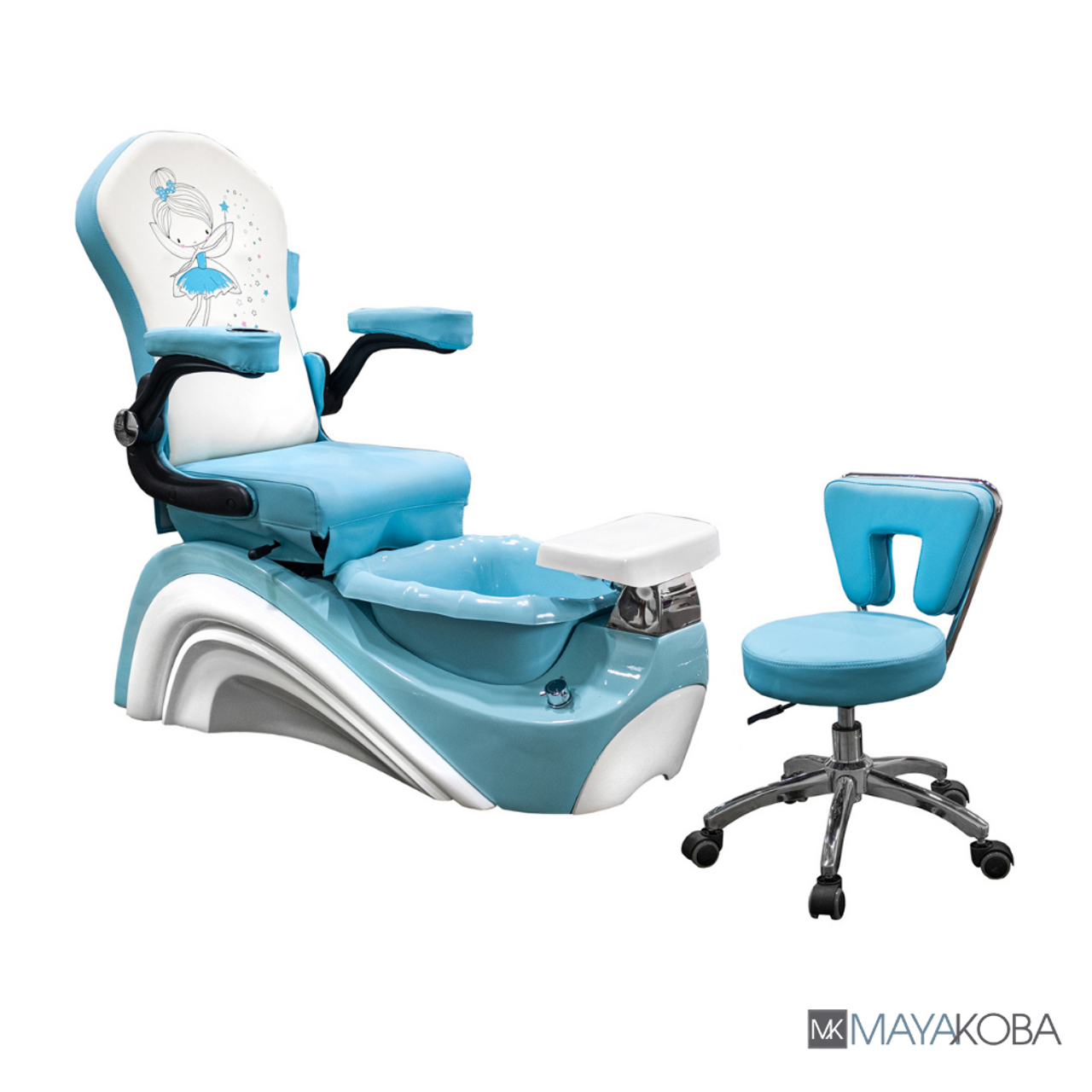 Pedicure Spa Girly Girl 4 Colors & Pipeless Jet - Image 6