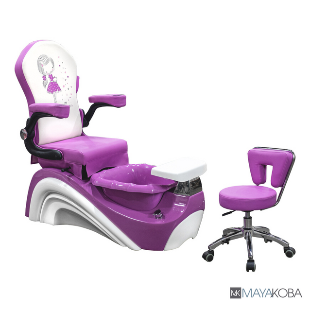 Pedicure Spa Girly Girl 4 Colors & Pipeless Jet - Image 2
