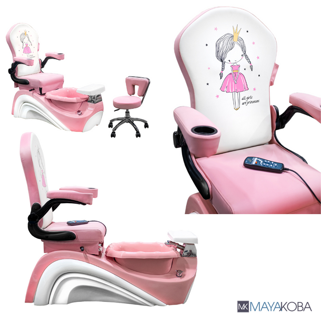 Pedicure Spa Girly Girl 4 Colors & Pipeless Jet - Image 7