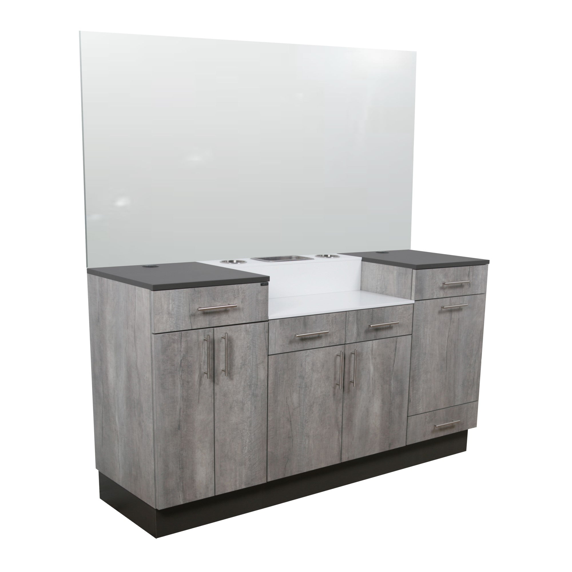 68B Dry Barber Station With Lots of Storage