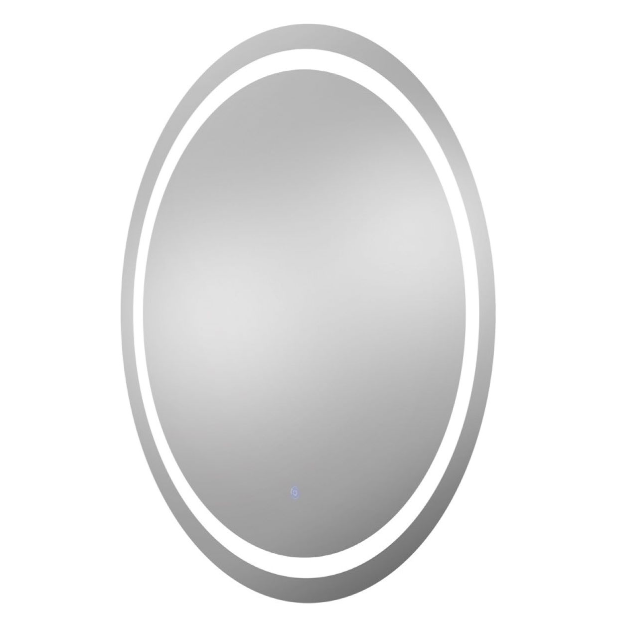 Silver Finish LED Lighted Touch Mirror Round 36" Diameter 9770 +$359.00