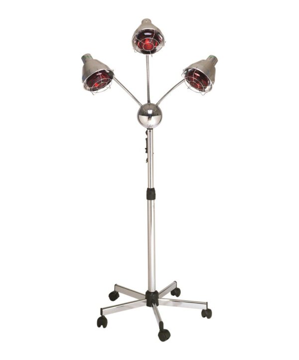 TL931 Triple Head Infrared Heat Lamp Deluxe Base