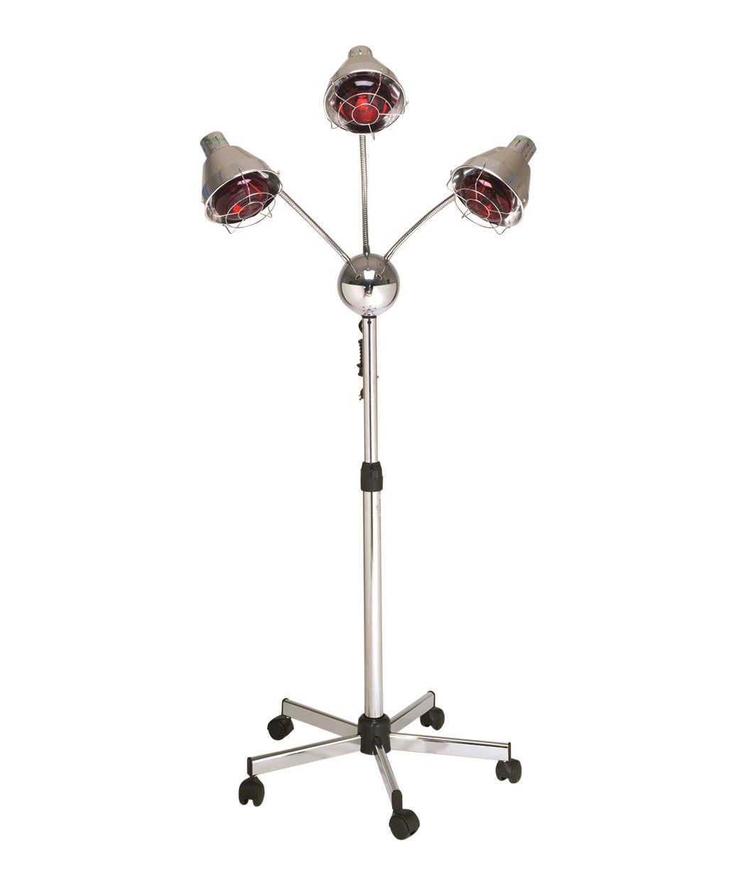 TL931 Triple Head Infrared Heat Lamp Deluxe Base