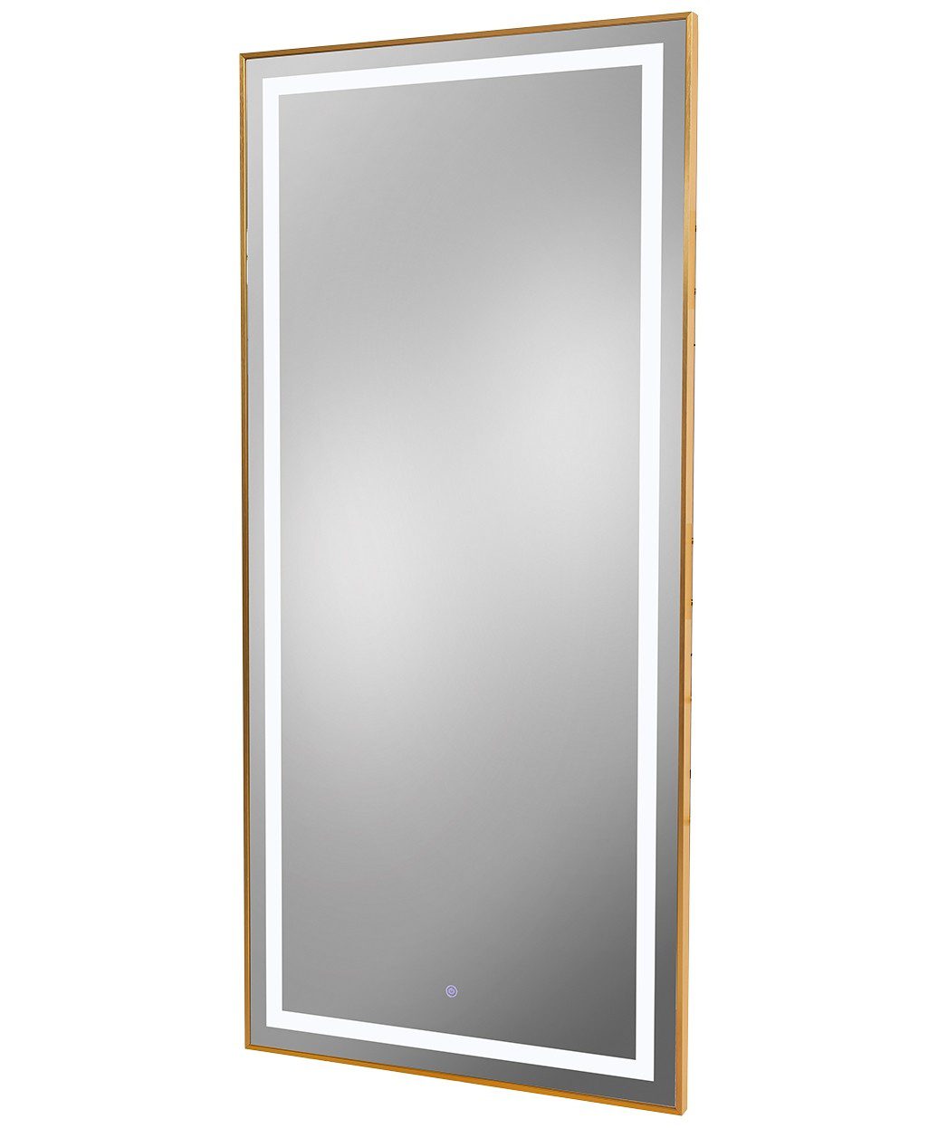 Gold Frame Lumina Dimmable LED Mirror 30"W X 66"H- 9220 +$616.85