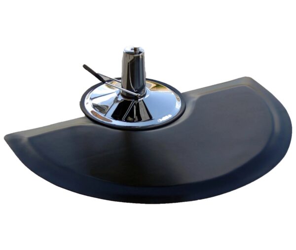 3X5 Heel Proof Half Circle Anti Fatigue Salon Mat