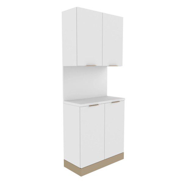 E1104P- 32 Inch Shampoo Backbar Storage Toe Kick