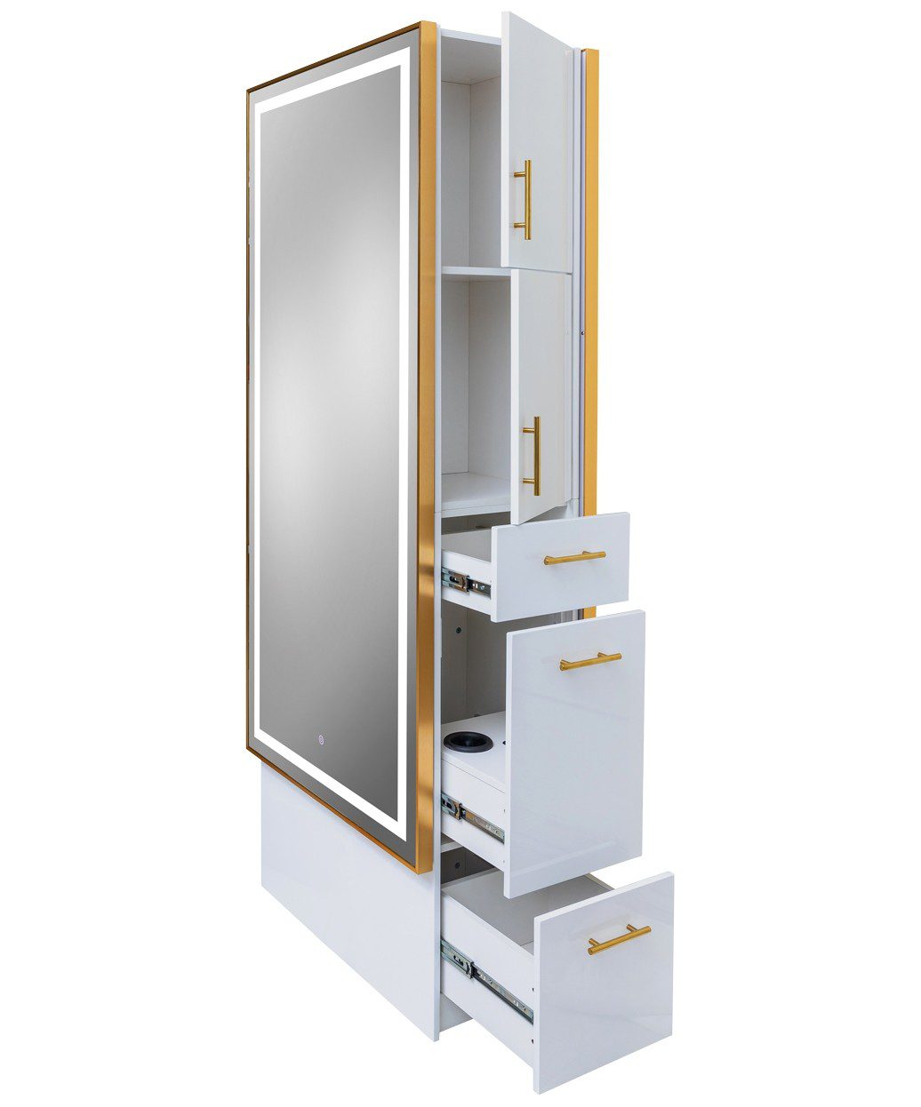 9220-2 Gold Lumina LED Back To Back Styling Island - Image 5