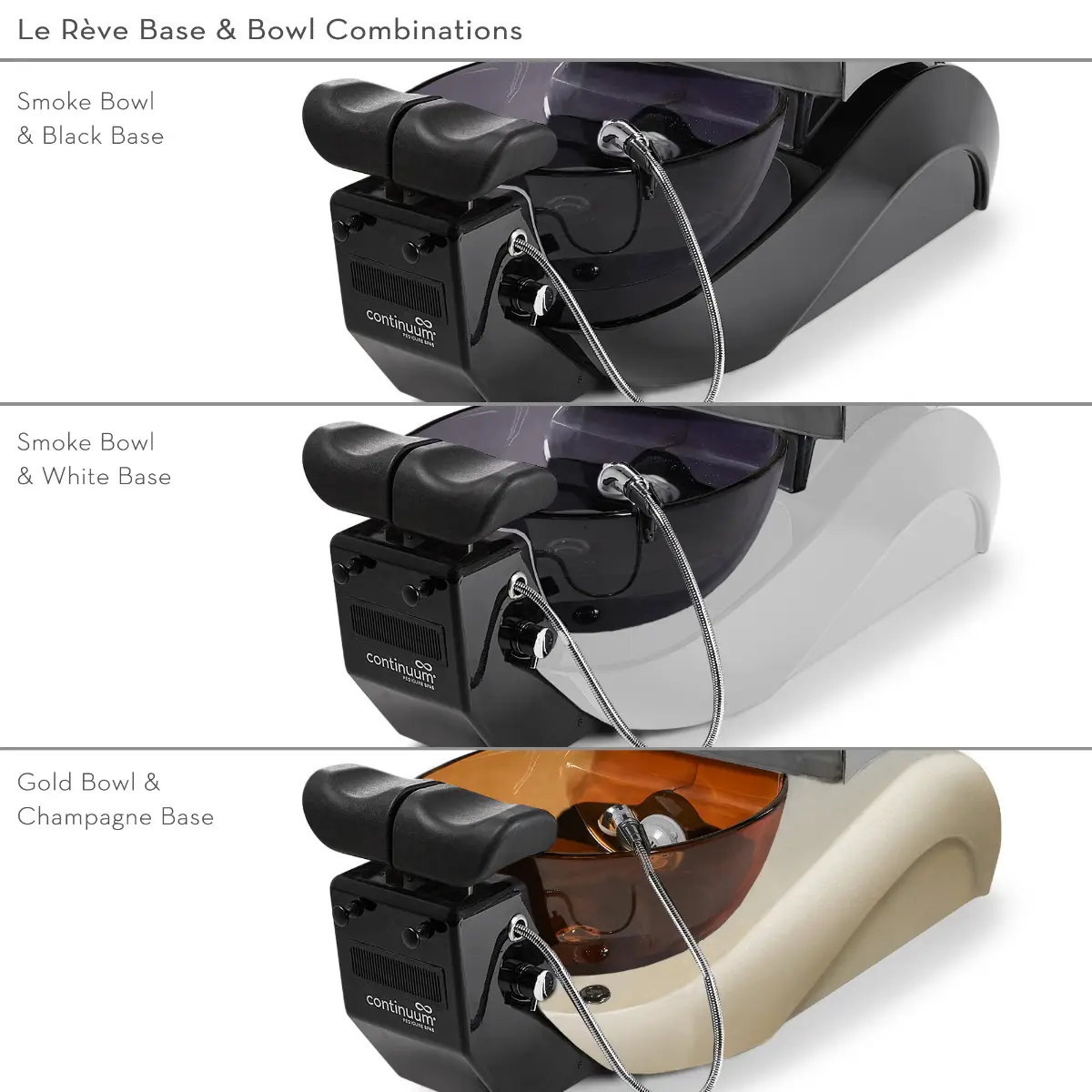 Le Reve VE Pedicure Spa Sleek Rounded Base UL Listed - Image 6