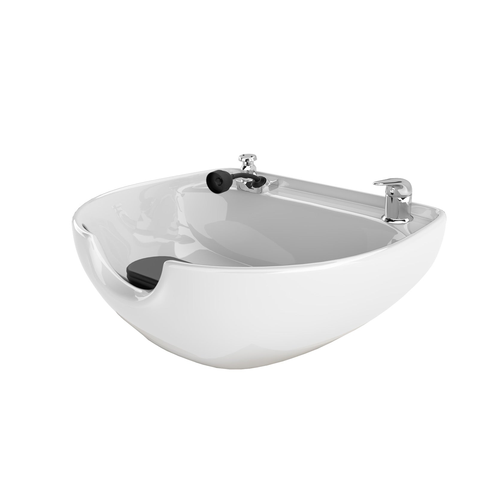 7900 Countertop Porcelain Shampoo Bowl With Comfort Pad - Image 2