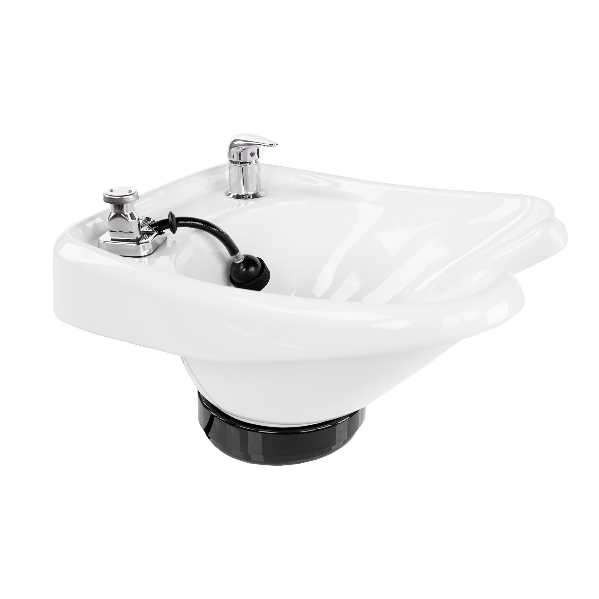 8500 Tilting Porcelain Shampoo Bowl Black or White Complete