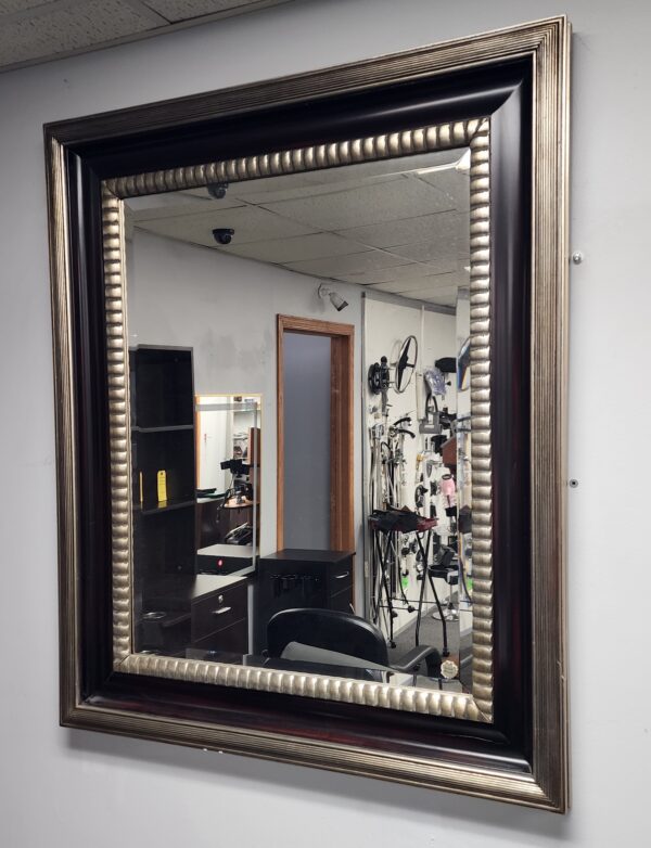 40 X 48 Beveled Mirror With Wood Frame