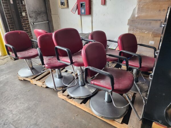 10 Used Styling Chairs $25.00 Each As Is Local sale Only