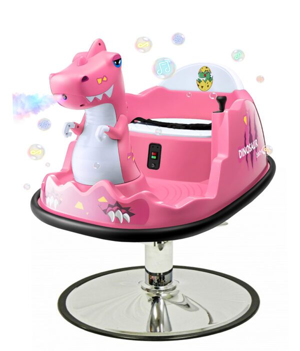 (New) Pink Dragon Mist Kids Styling Chair With Low Base