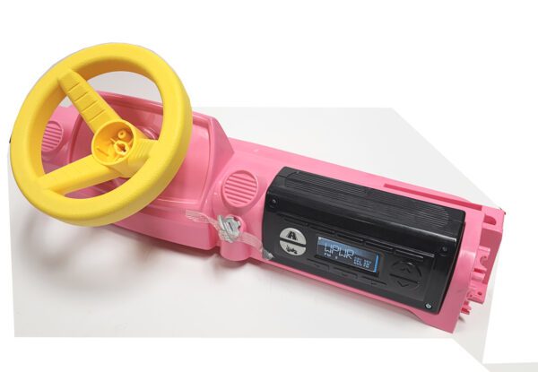 Power Wheels Barbie Jeep Steering Column With Radio