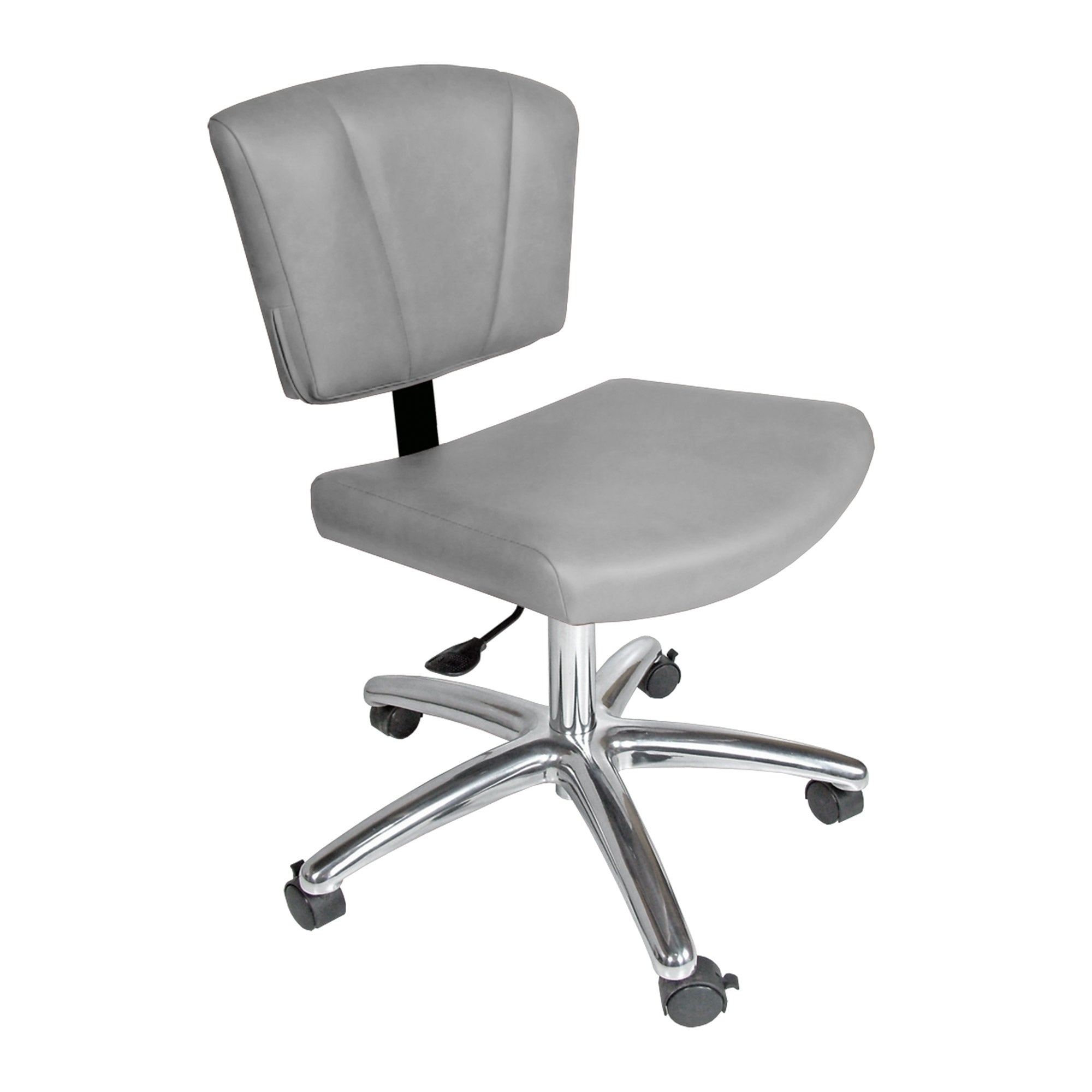 9760 Fan Back Manicure Stool With No Armrests - Image 3