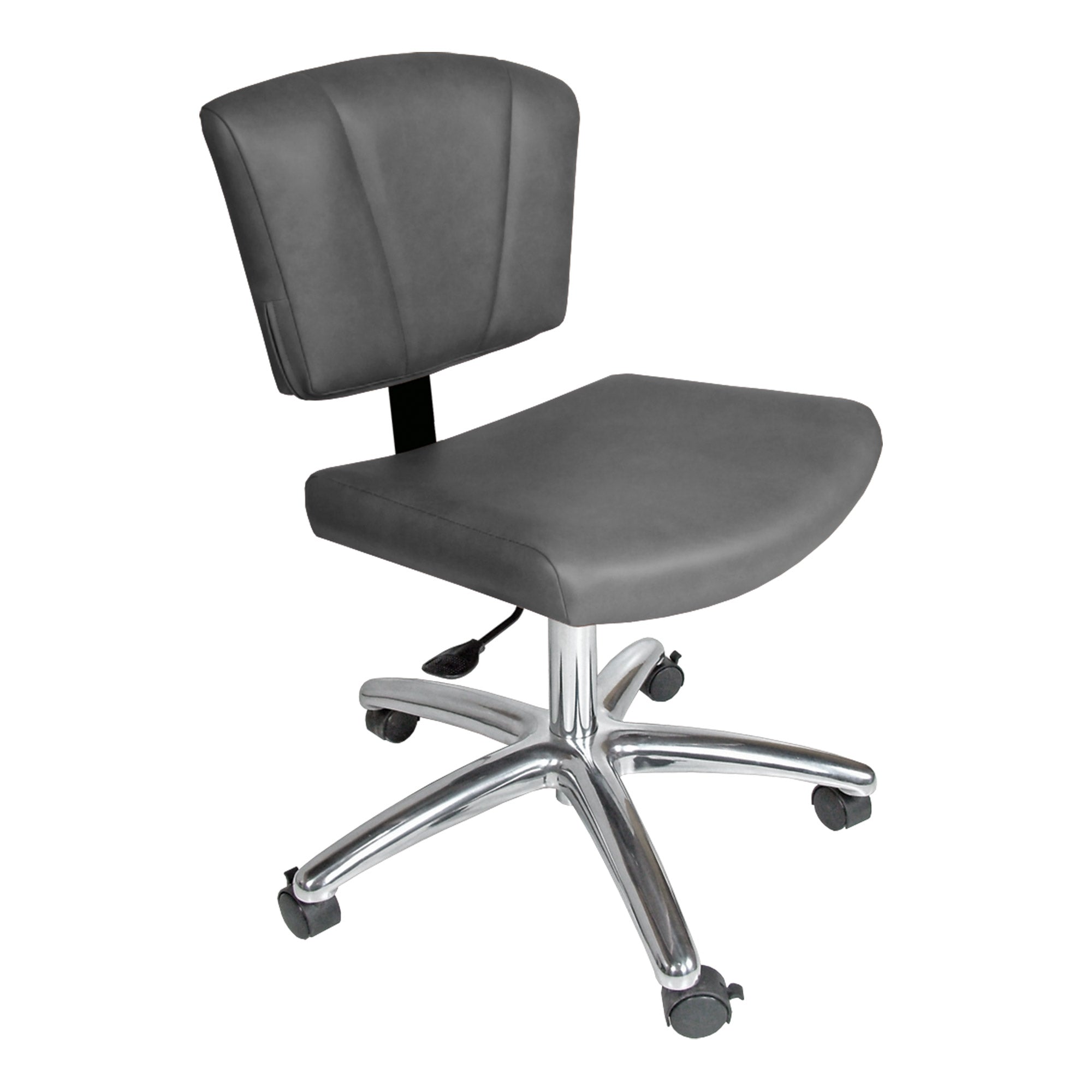 9760 Fan Back Manicure Stool With No Armrests - Image 4