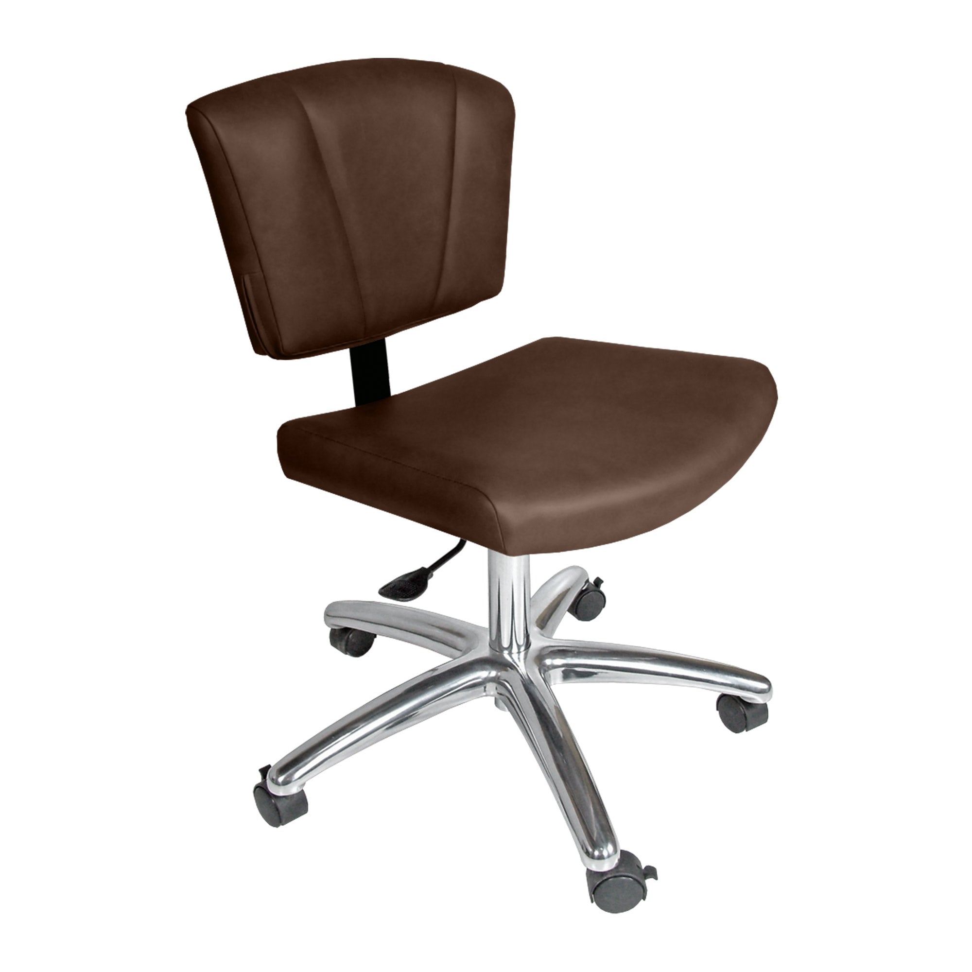 9760 Fan Back Manicure Stool With No Armrests - Image 2