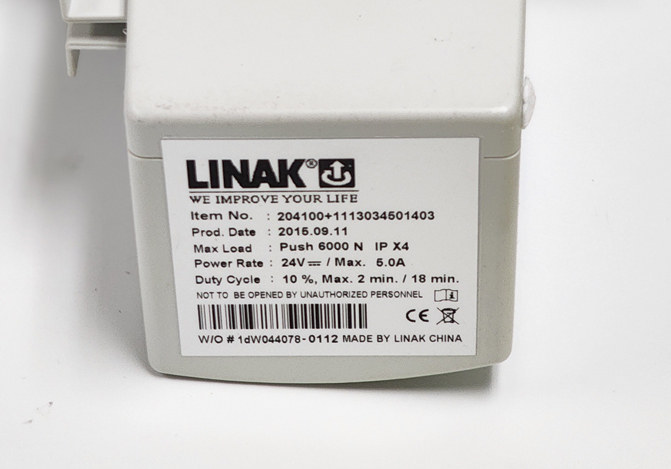 LINAK 204100-1113034501403 24V DC Motor Piston - Image 2