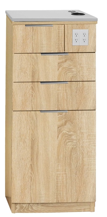 Pibbs 6008 Beechwood Styling Station 3 Handle & Top Colors